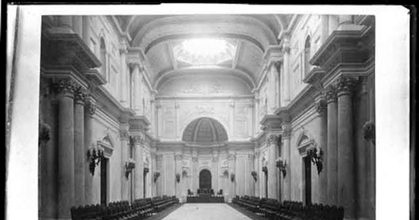 Salón en el Congreso Nacional, 1910