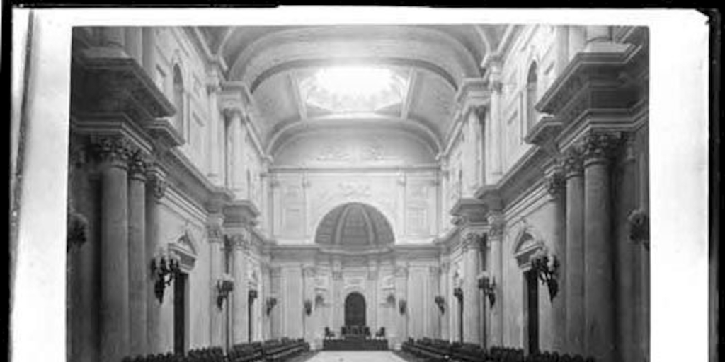 Salón en el Congreso Nacional, 1910