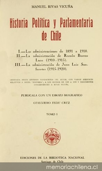La administración de Ramón Barros Luco, 1910-1915