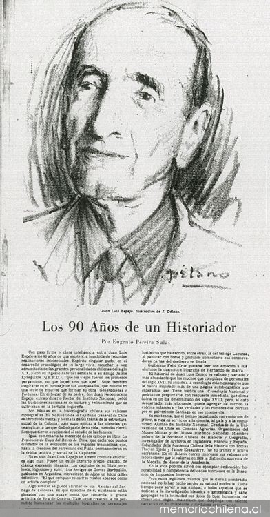 Los 90 años de un historiador