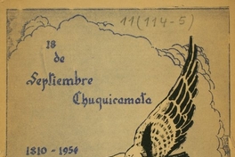 18 de Septiembre, 1810-1950: Programa con que el pueblo de Chuchicamata celebrará el 140 Aniversario de nuestra Independencia Nacional