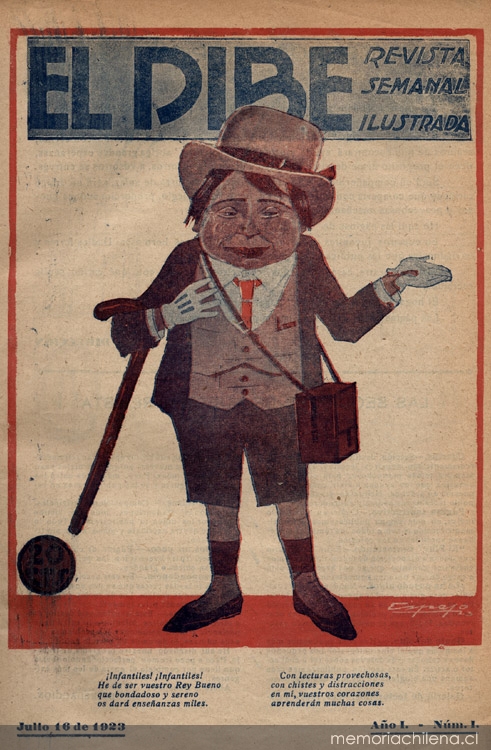 El Pibe : revista semanal para los niños : n° 1, 16 de julio de 1923