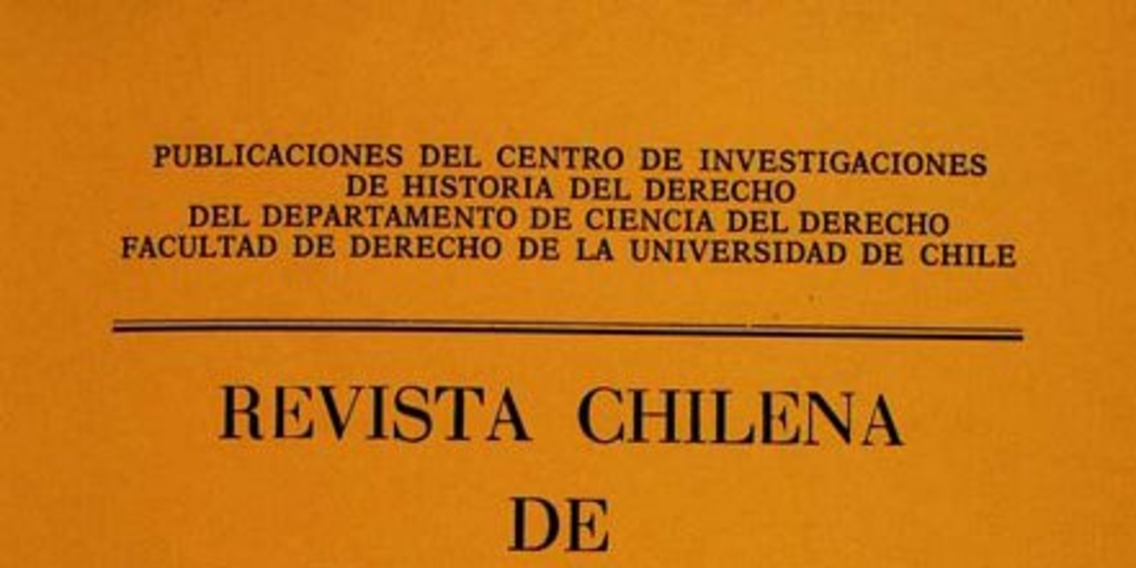 El delito de hechicería en Chile Indiano