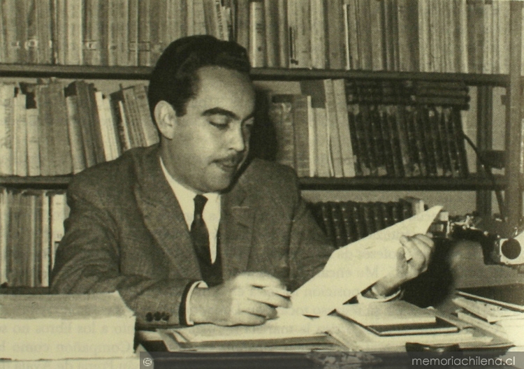 Rolando Mellafe en el Centro de Investigaciones de Historia Americana