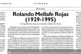 Rolando Mellafe Rojas (1929-1995)