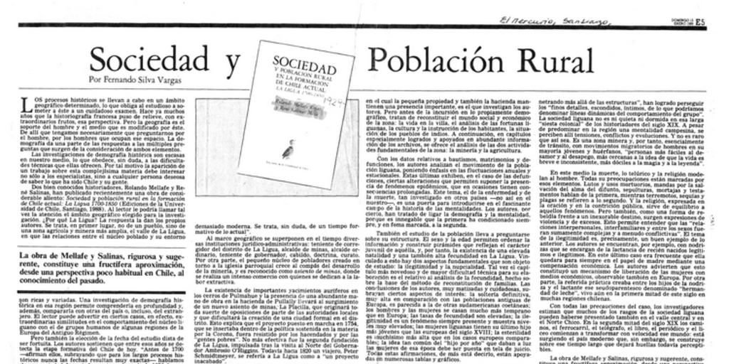 Sociedad y población rural