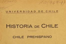 Historia de Chile : Chile prehispano : tomo 1