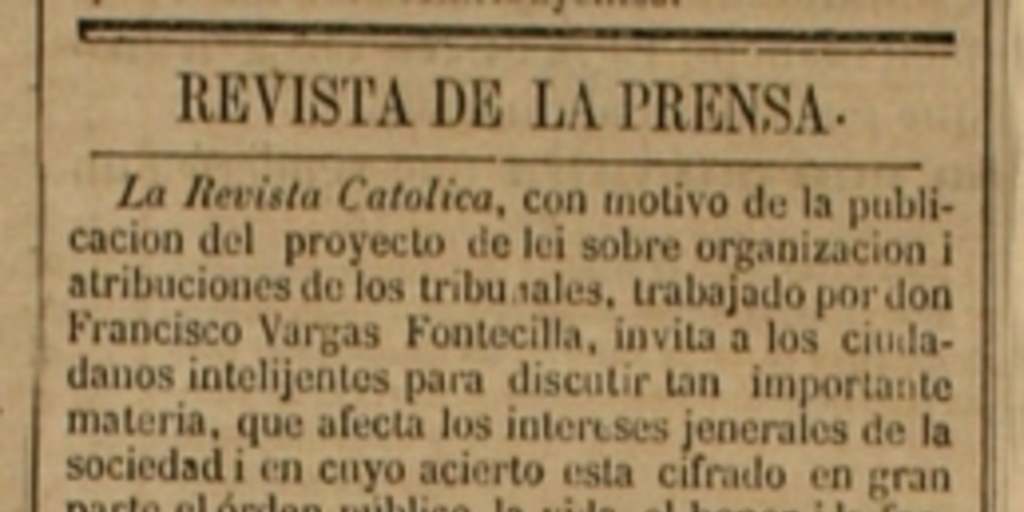 Revista de la prensa