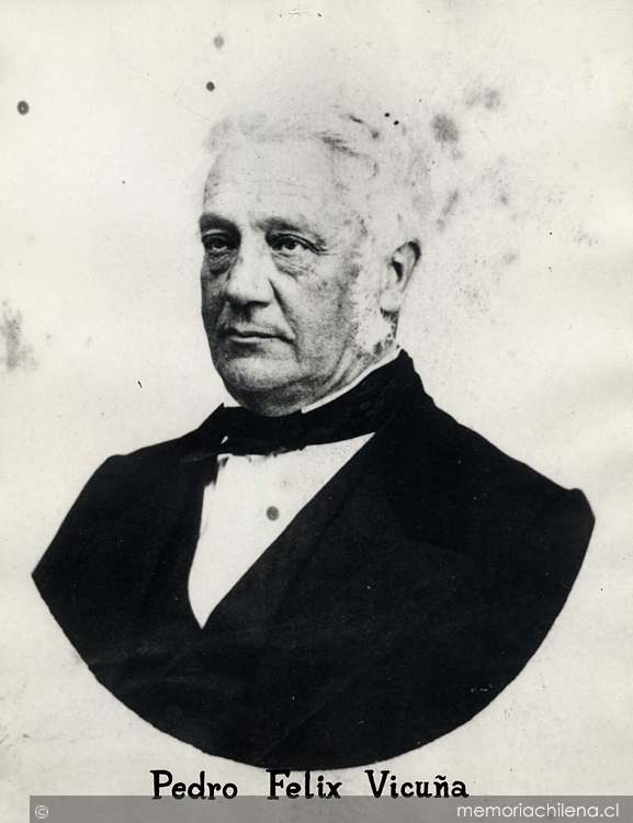 Pedro Félix Vicuña, 1805-1874