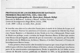 Protocolos de los escribanos de Santiago