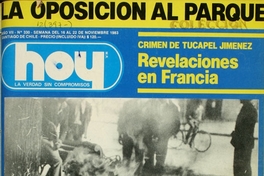 Hoy: n° 330, 16 al 22 noviembre de 1983