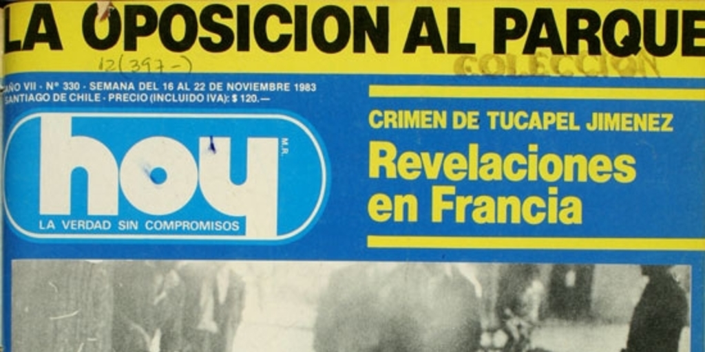 Hoy: n° 330, 16 al 22 noviembre de 1983