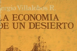 La economía de un desierto: Tarapacá durante la Colonia