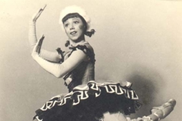 Malucha Solari interpretando "La muñeca", en el ballet Petrushka, 1952