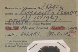El pasaporte de Malucha Solari, 1947