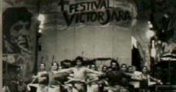 Danza Espiral en el Primer Festival Víctor Jara, 1986