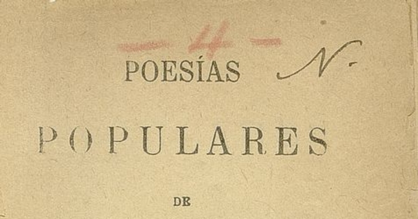 Poesías populares