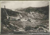 Fundición Caletones, del mineral El Teniente, Rancagua, ca. 1915