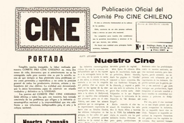 Cine : n° 1, 15 de junio de 1953