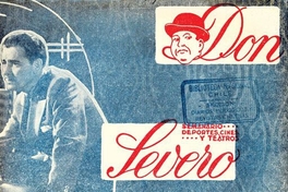 Don Severo: semanario de deportes, cines y teatros : año 1, n° 1, 13 de abril de 1933