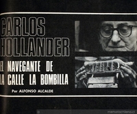 Carlos Hollander, el navegante de la calle La Bombilla