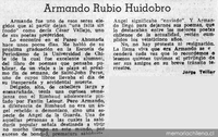 Armando Rubio Huidobro