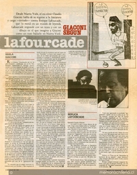 Giaconi según Lafourcade