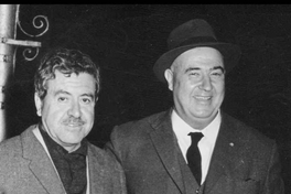 Hernández Parker con Guillermo del Pedregal, 1957