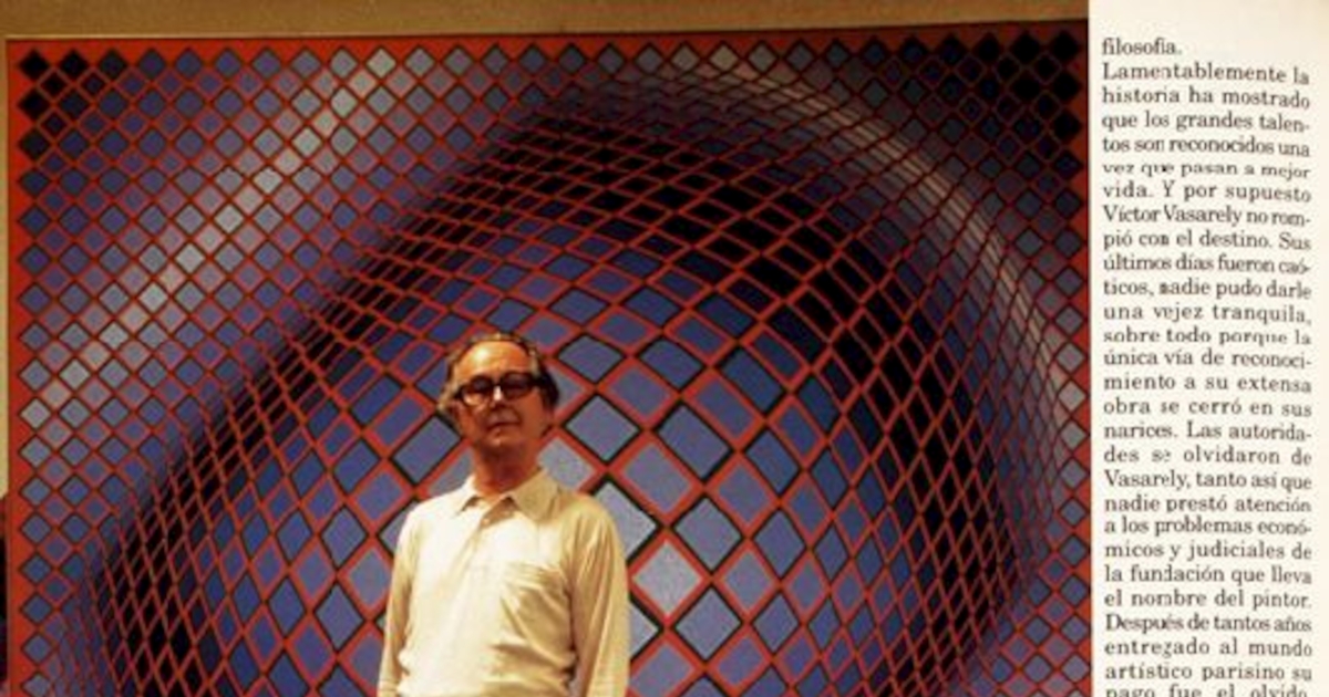 Víctor Vasarely : la triste muerte de un genio
