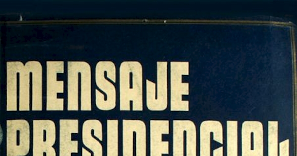 Mensaje Presidencial: 11 septiembre 1975 - 11 septiembre 1976