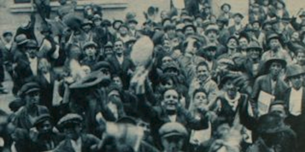 La huelga de 1902 ; Niños bajo control