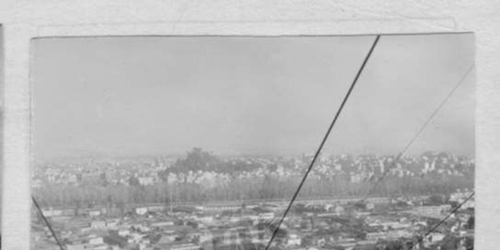 Panorámica de la ciudad, desde el funicular del cerro San Cristóbal