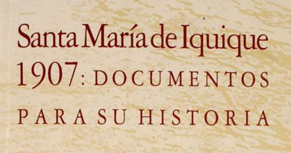 La tragedia de la Escuela de "Santa María" de Iquique