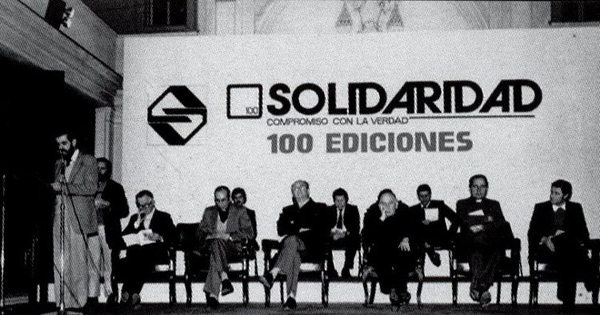 Acto por la edición n° 100 de la Revista Solidaridad