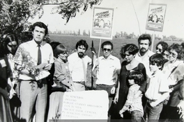 Romería: Luis Toro, viuda e hijos de José Manuel Parada y funcionarios Vicaría de la Solidaridad