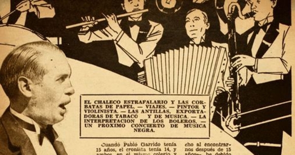 De estudiante dormilón a director de jazz : Pablo Garrido