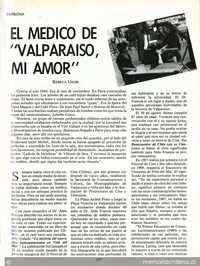 El médico de "Valparaíso, mi amor"