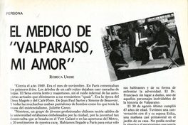 El médico de "Valparaíso, mi amor"