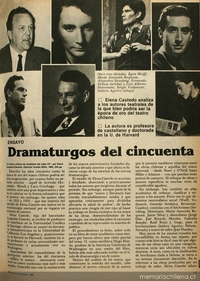 Dramaturgos del cincuenta