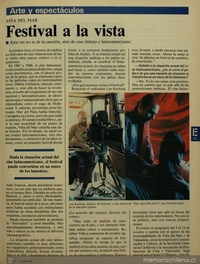 Festival a la vista: esta vez no es de la canción sino de cine chileno y latinoamericano