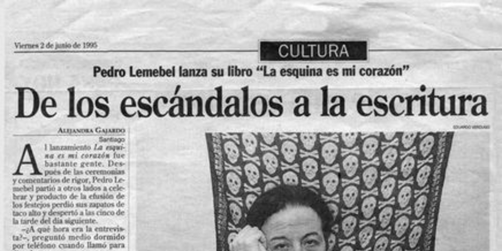 De los escándalos a la escritura