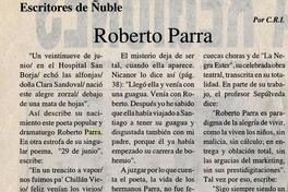 Roberto Parra : escritores de Ñuble