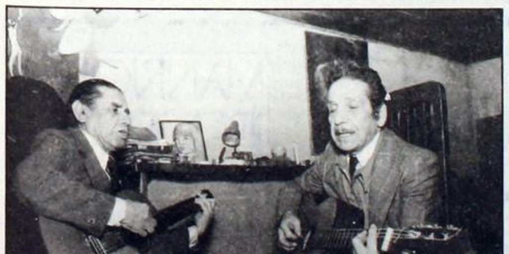 Con su hermano Lalo : jazz guachaca y cuecas choras, ca. 1987