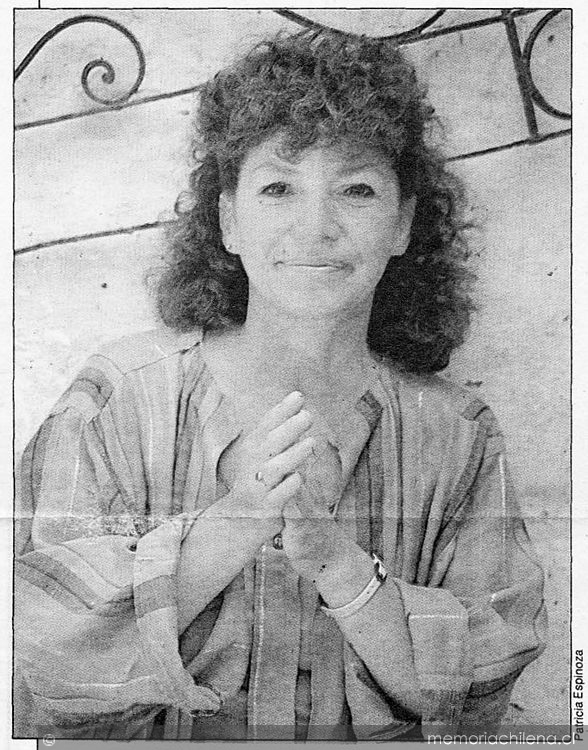 La cantautora Isabel Parra, hija de Violeta Parra