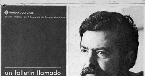 Un folletín llamado Alfonso Alcalde uno de los mejores escritores chilenos