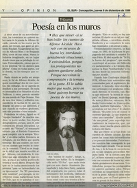 Poesía en los muros