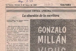 La obsesión de la escritura