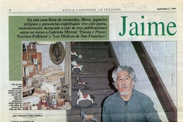 Jaime Quezada, poeta y coleccionista