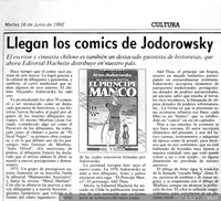Llegan los comics de Jodorowsky