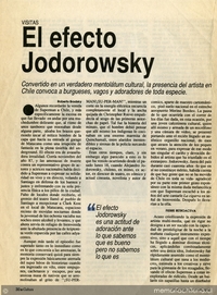 El efecto Jodorowsky